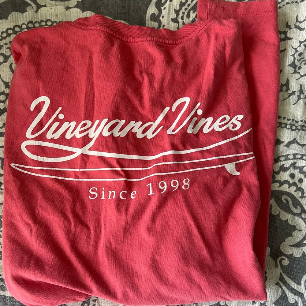 vineyard vines men’s pink shirt